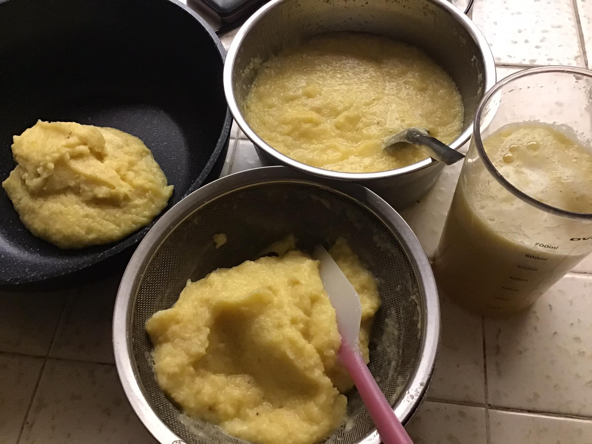 Blending Pineapple